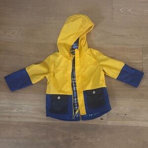 Yellow and Blue Kids Raincoat